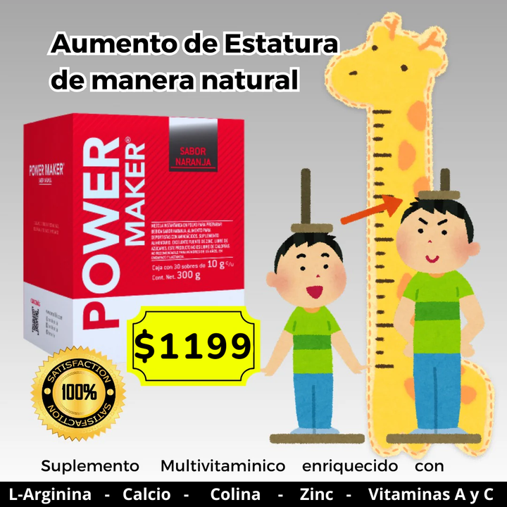 POWER MAKER CON L - ARGININA